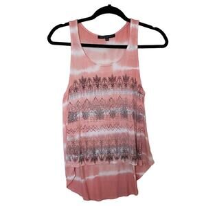 Tie Dye Boho Ombre Tank Top Junior M Evolution and Creation Lightweight Beach